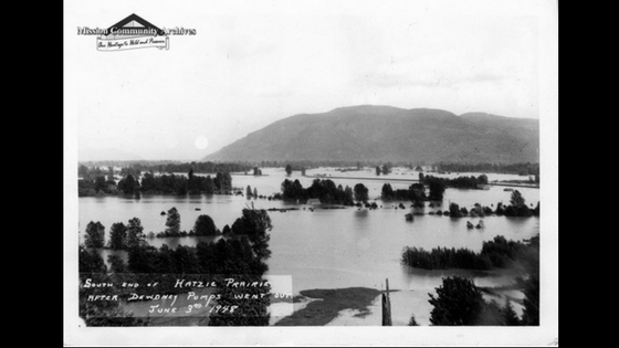 Hatzic Prairie, 1948 Flood